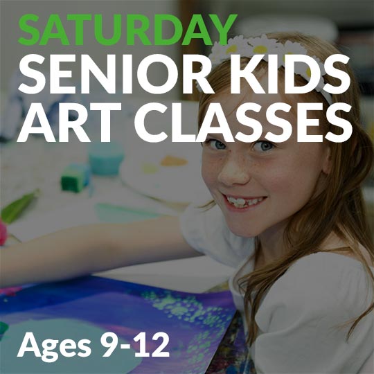 Saturday senior kids art classes Killarney