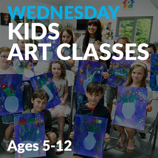 Wednesday kids art classes Killarney
