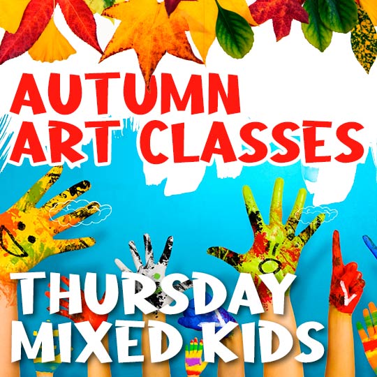 Autumn Art Classes Killarney - Thursday Mixed Kids
